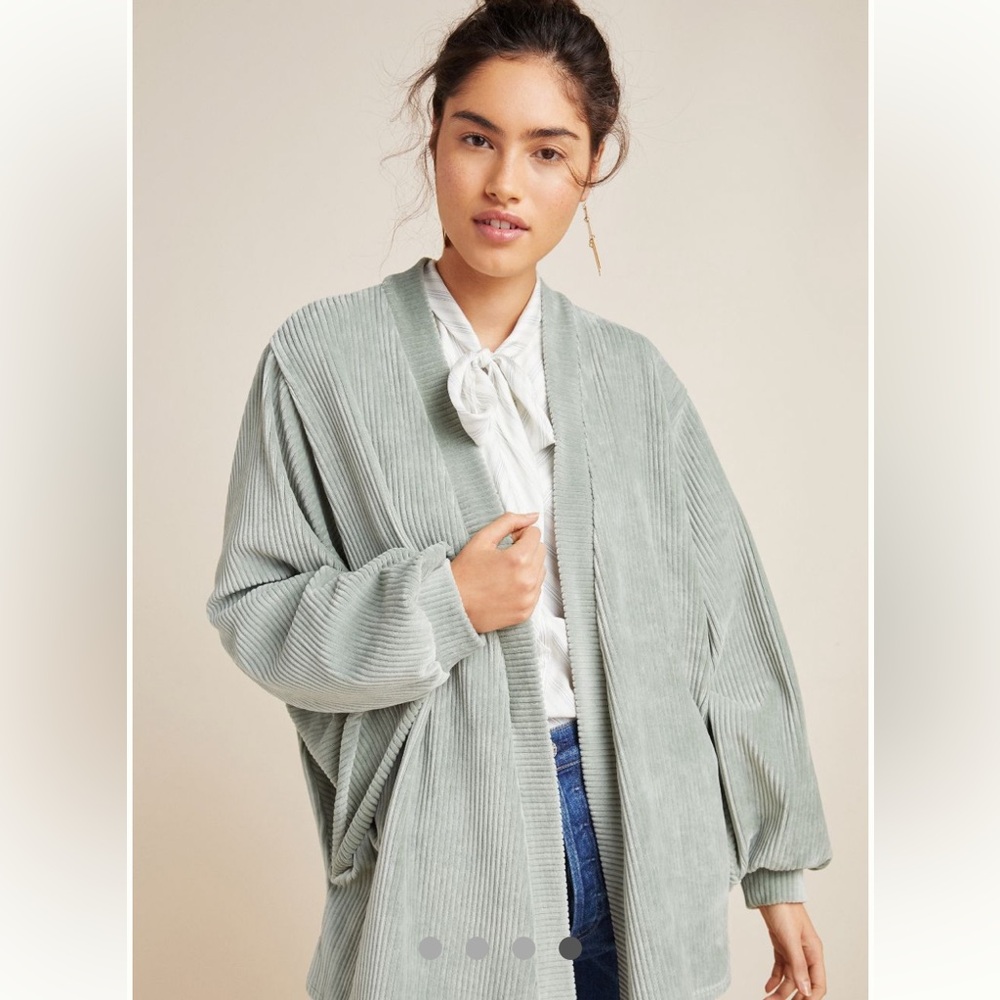Anthropologie Alice Corduroy Cardigan